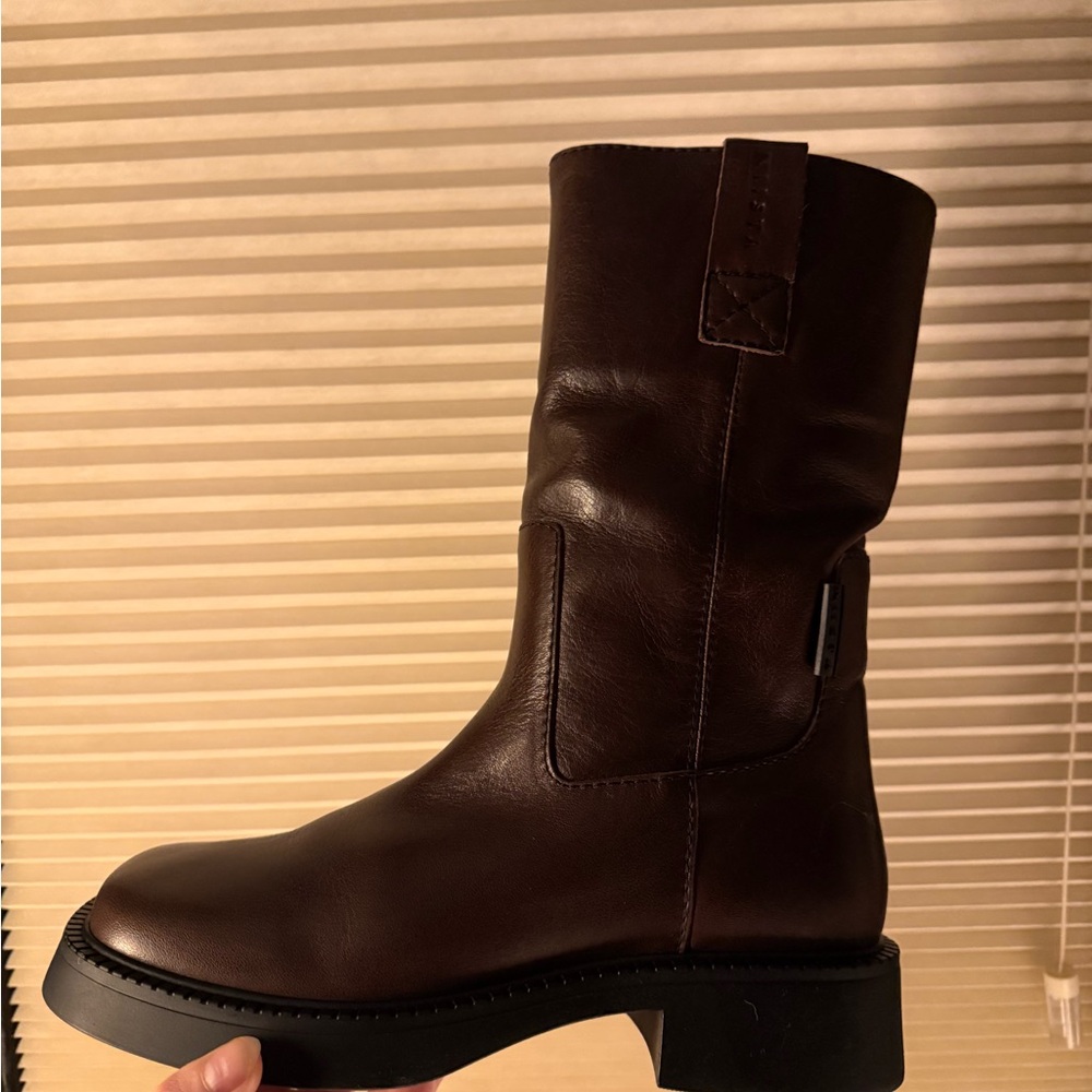 Miista Aron Boot Brown Natural Leather - Picture 5 of 9